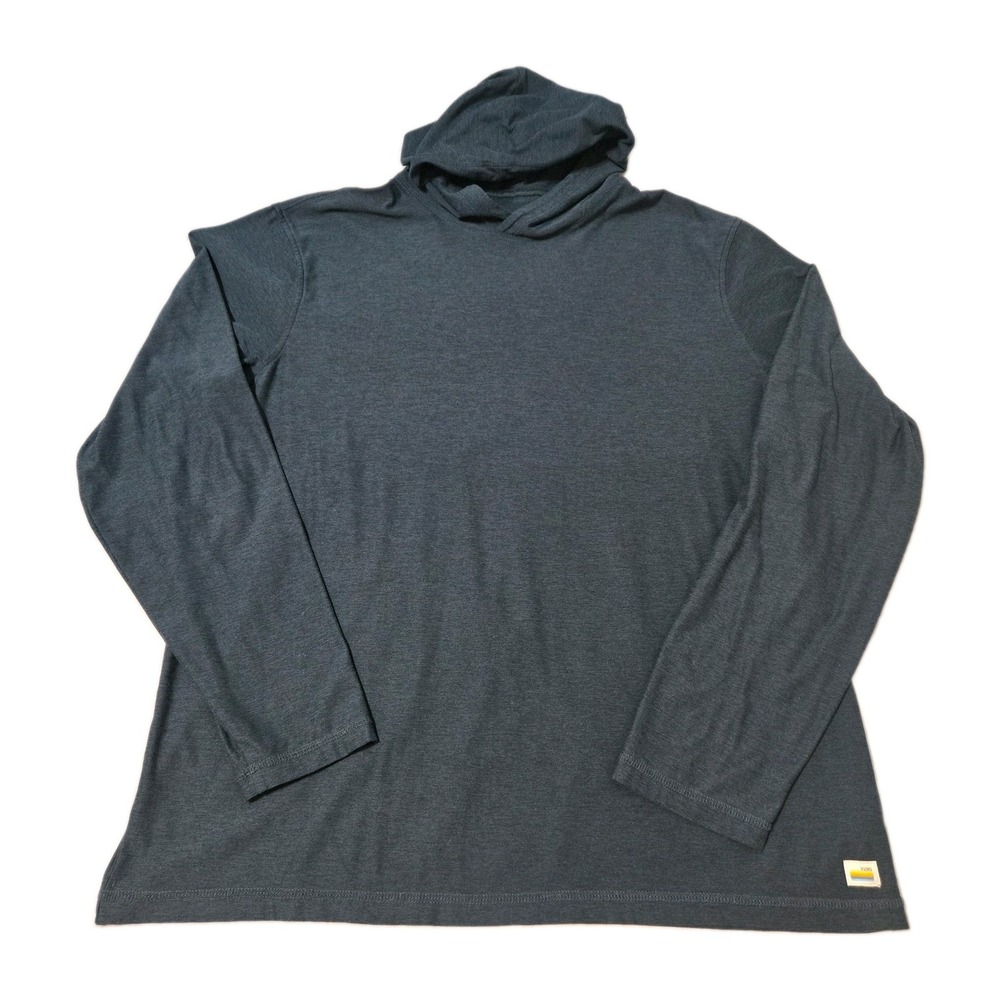 Vuori Men's Strato Tech Hoodie Blue Long Sleeve Size XL